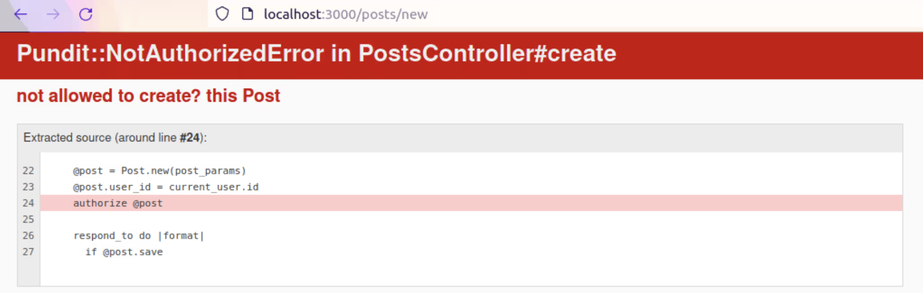 Pundit default error